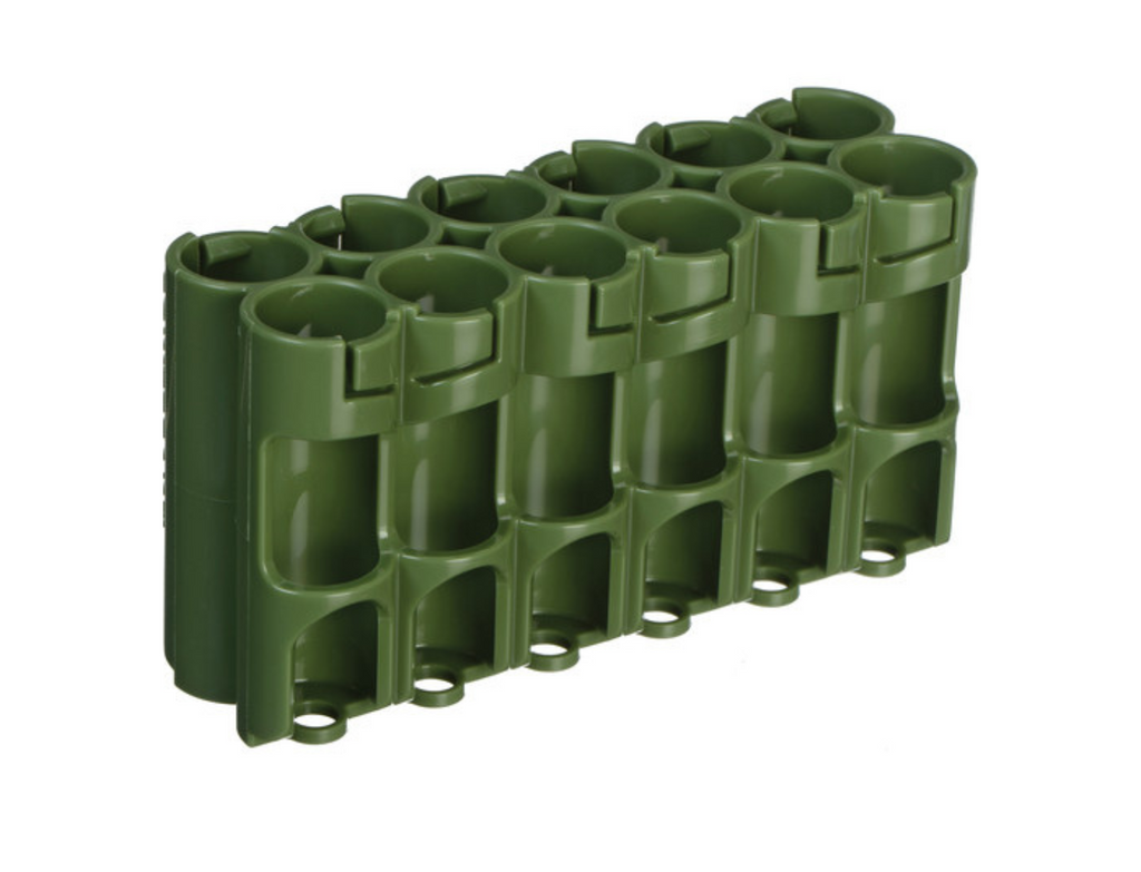 Storacell 12 AA Pack Battery Caddy (Military Green)
