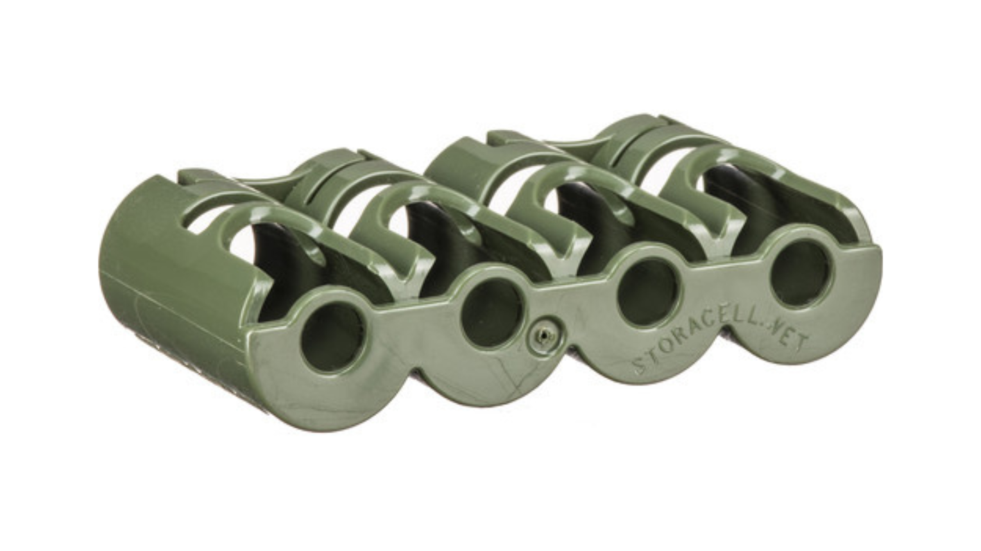 Storacell SlimLine CR123 4 Pack (Military Green)