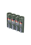 Storacell SlimLine 4 AA Pack Battery Caddy (Military Green)