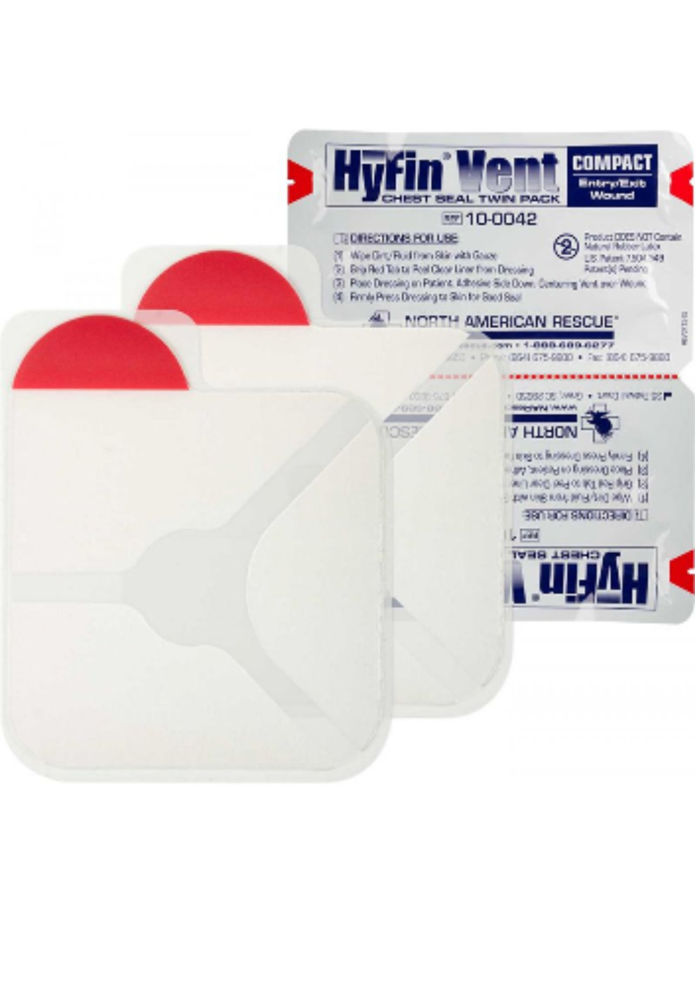 NAR HyFin Vent Compact Chest Seal Twin Pack