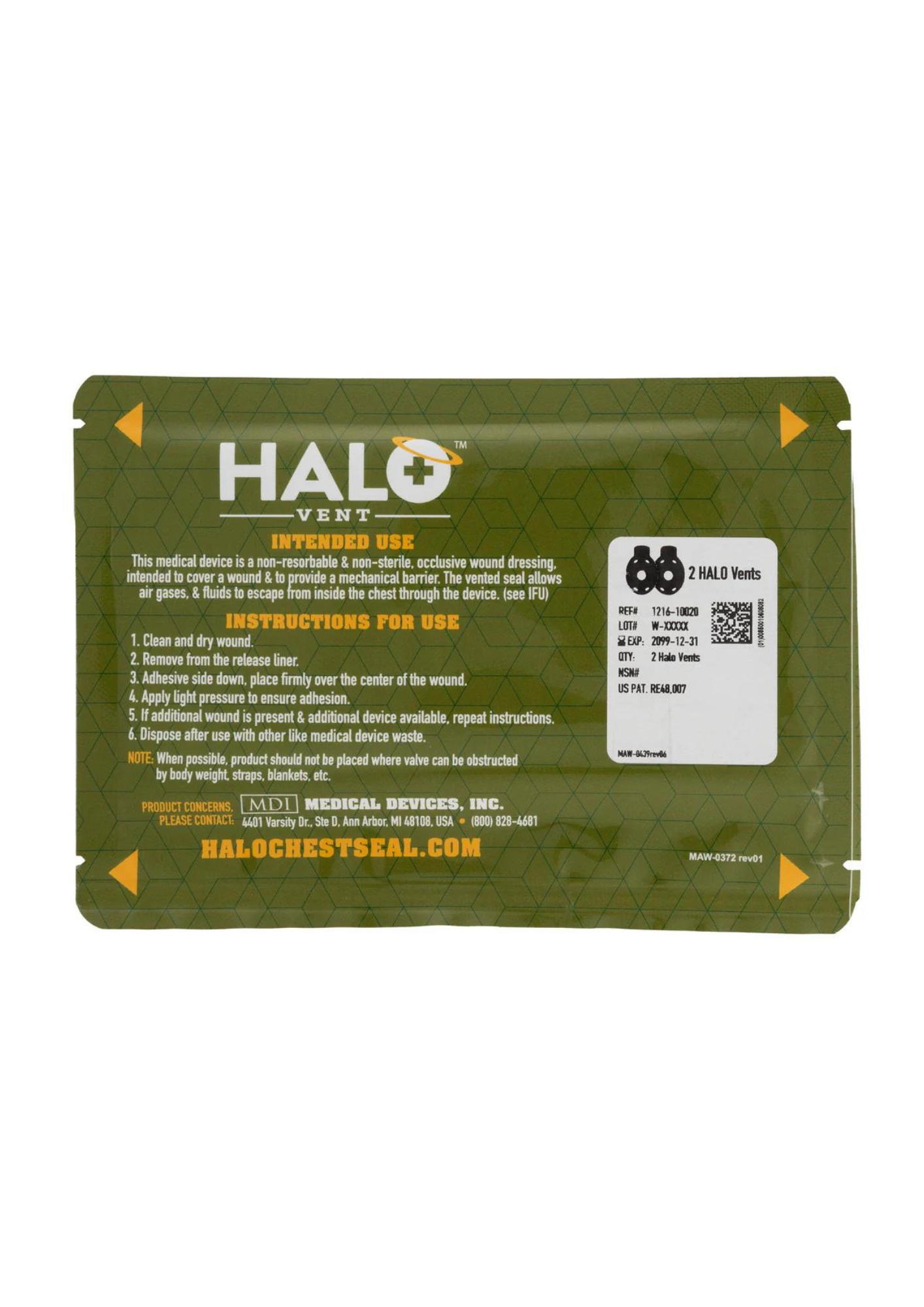 HALO Vent IFAK Two Pack (Vented)