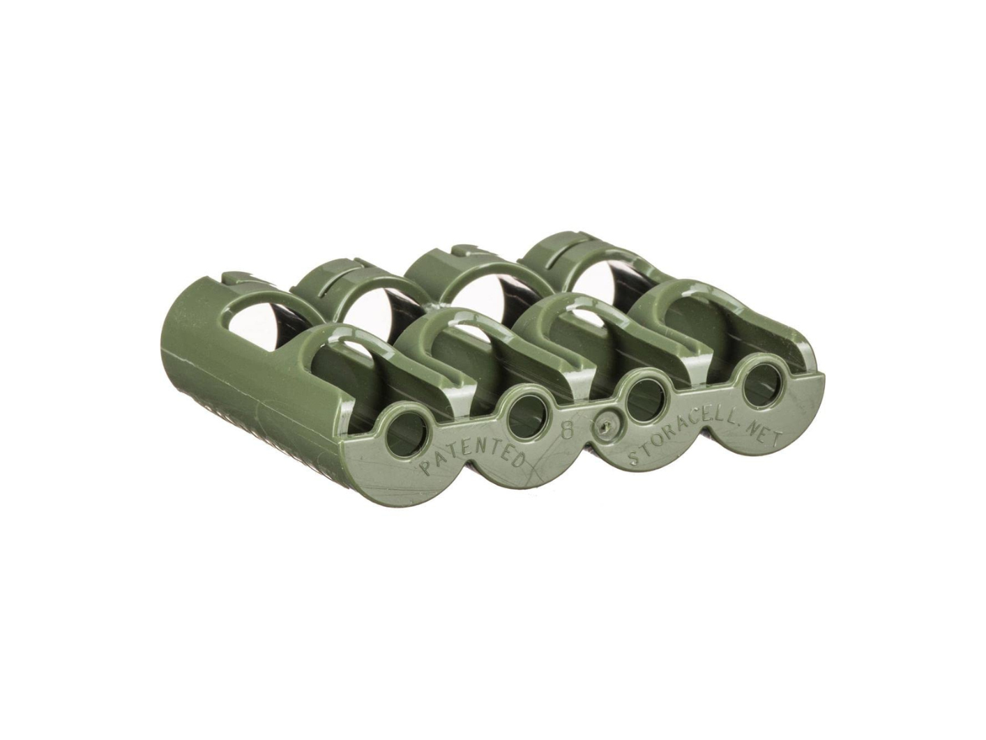 Storacell SlimLine 4 AA Pack Battery Caddy (Military Green)