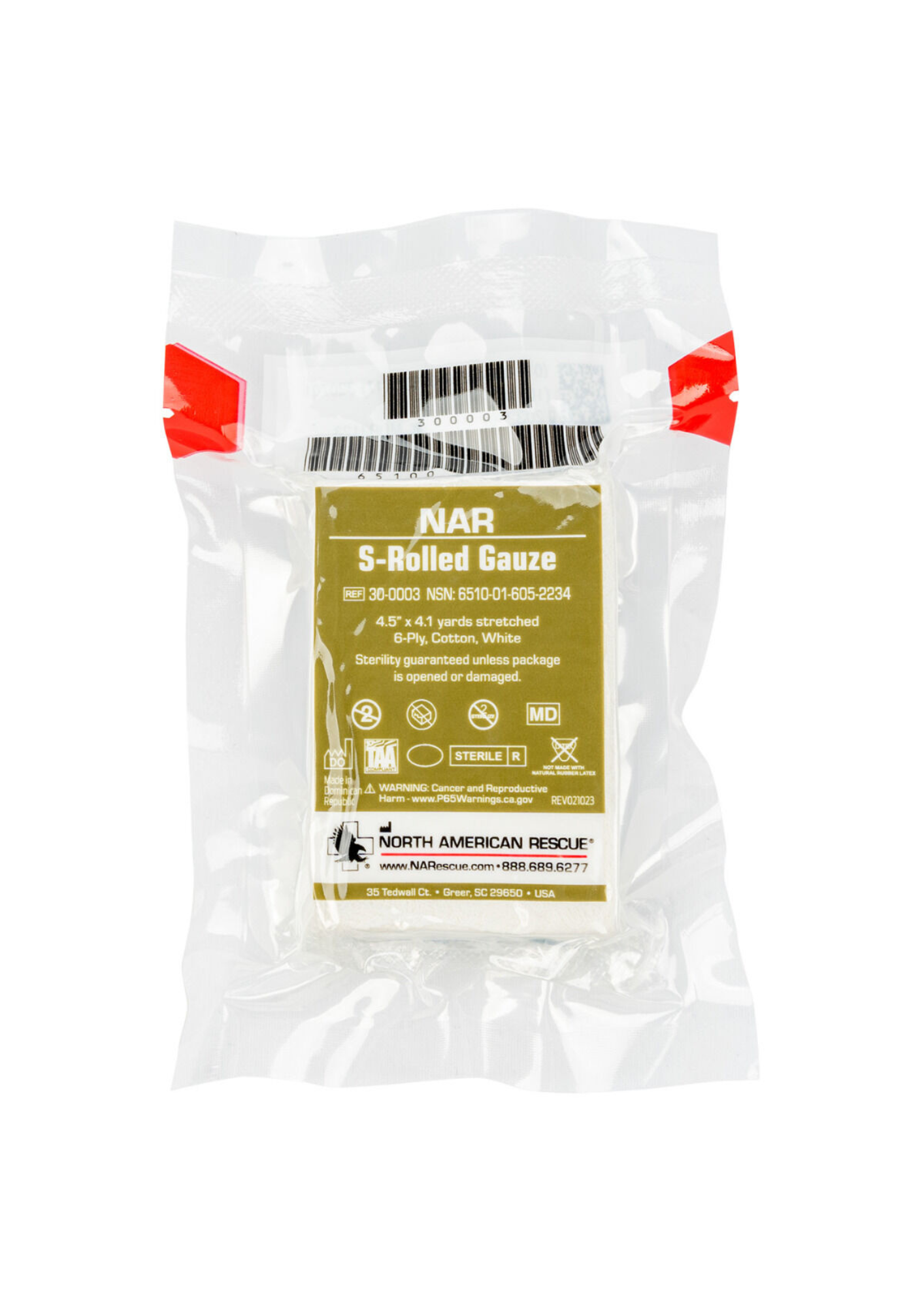 NAR S-Rolled Gauze