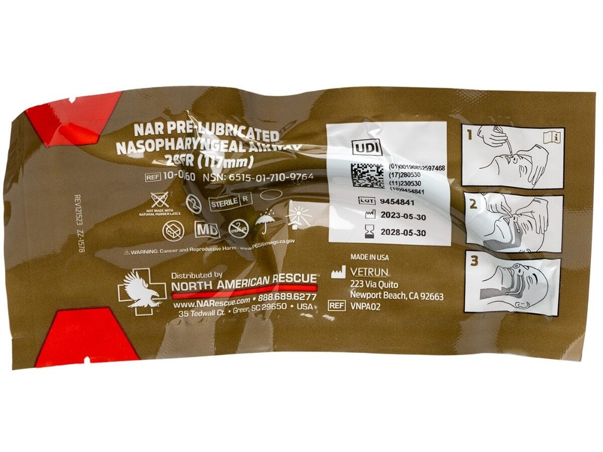 NAR Pre-Lubricated Nasal Airway